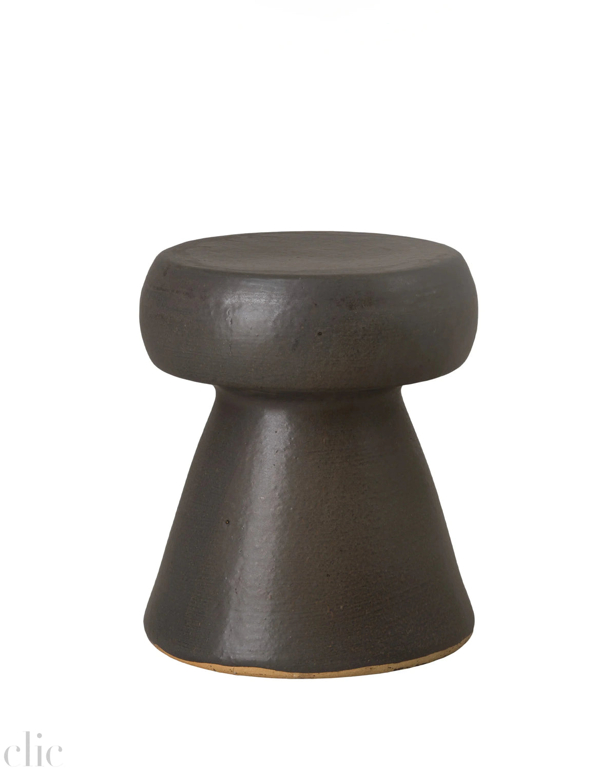 Portobello Stool in Matte Black
