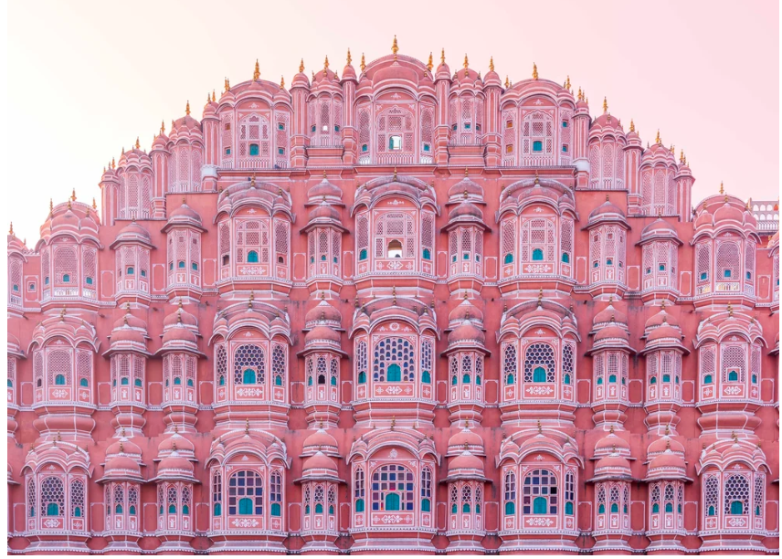Pink India, Hawa Mahal by Juliette Charvet