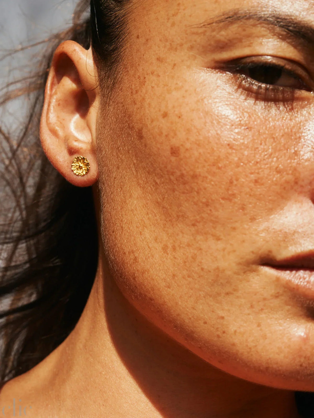 Small Stud Earrings in Gold Vermeil, from Carina Hardy