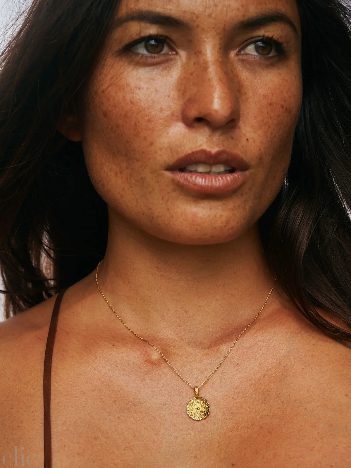 Small Pendant Necklace in Gold Vermeil, from Carina Hardy