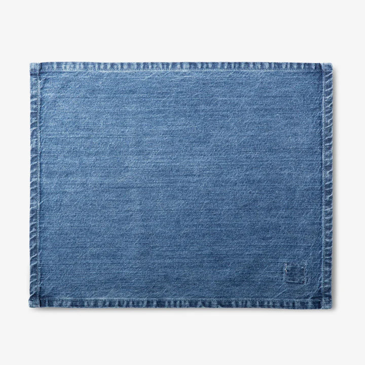 Denim Placemat in Medium Vintage, from Mi Cocina
