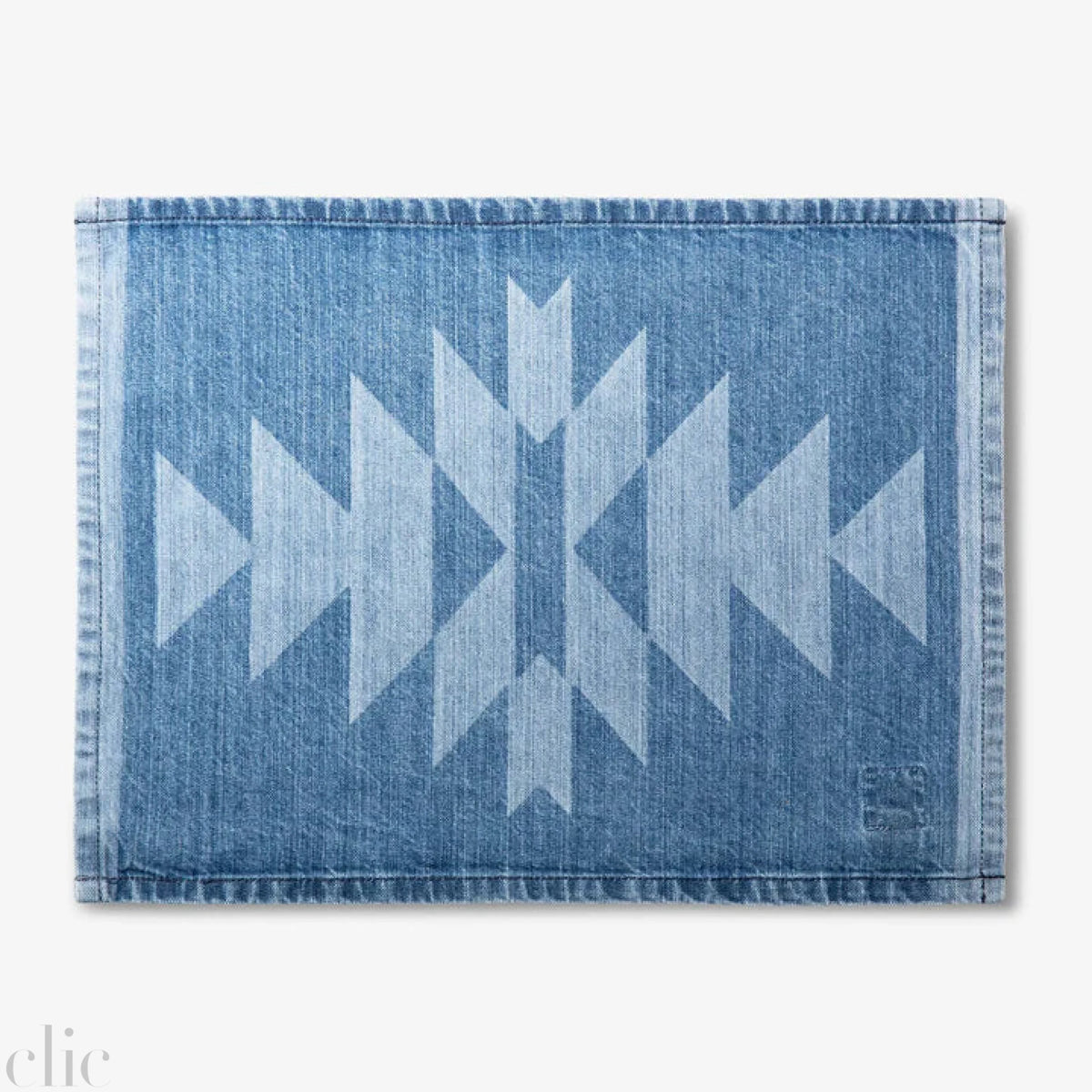 Star Placemat in Light Wash Denim, from Mi Cocina