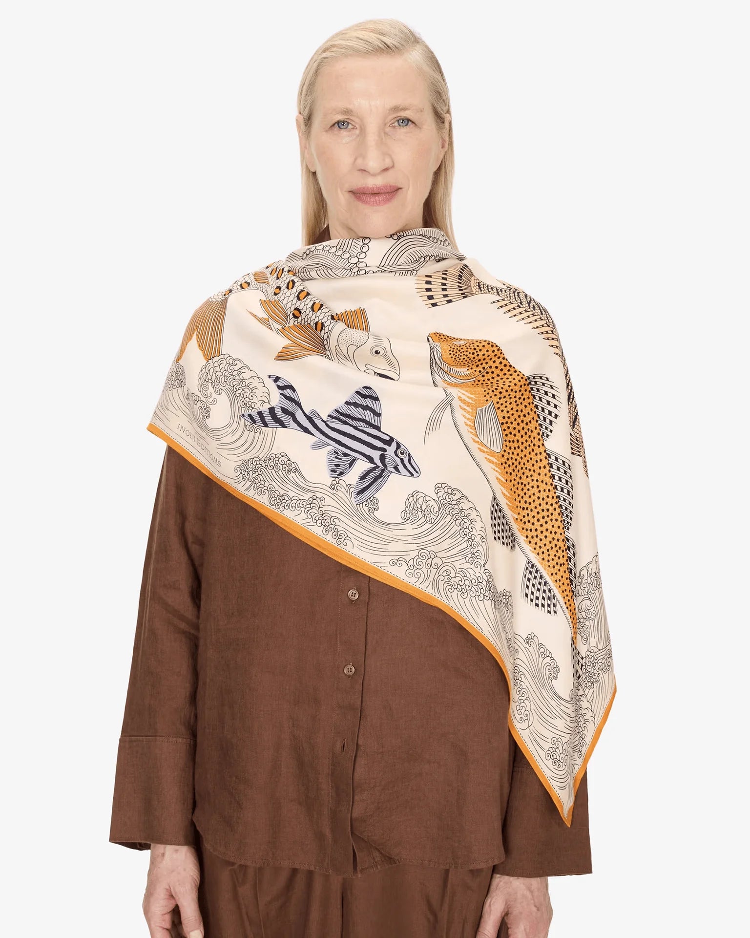 Poseidon Scarf in Pastel, from Inoui Editions