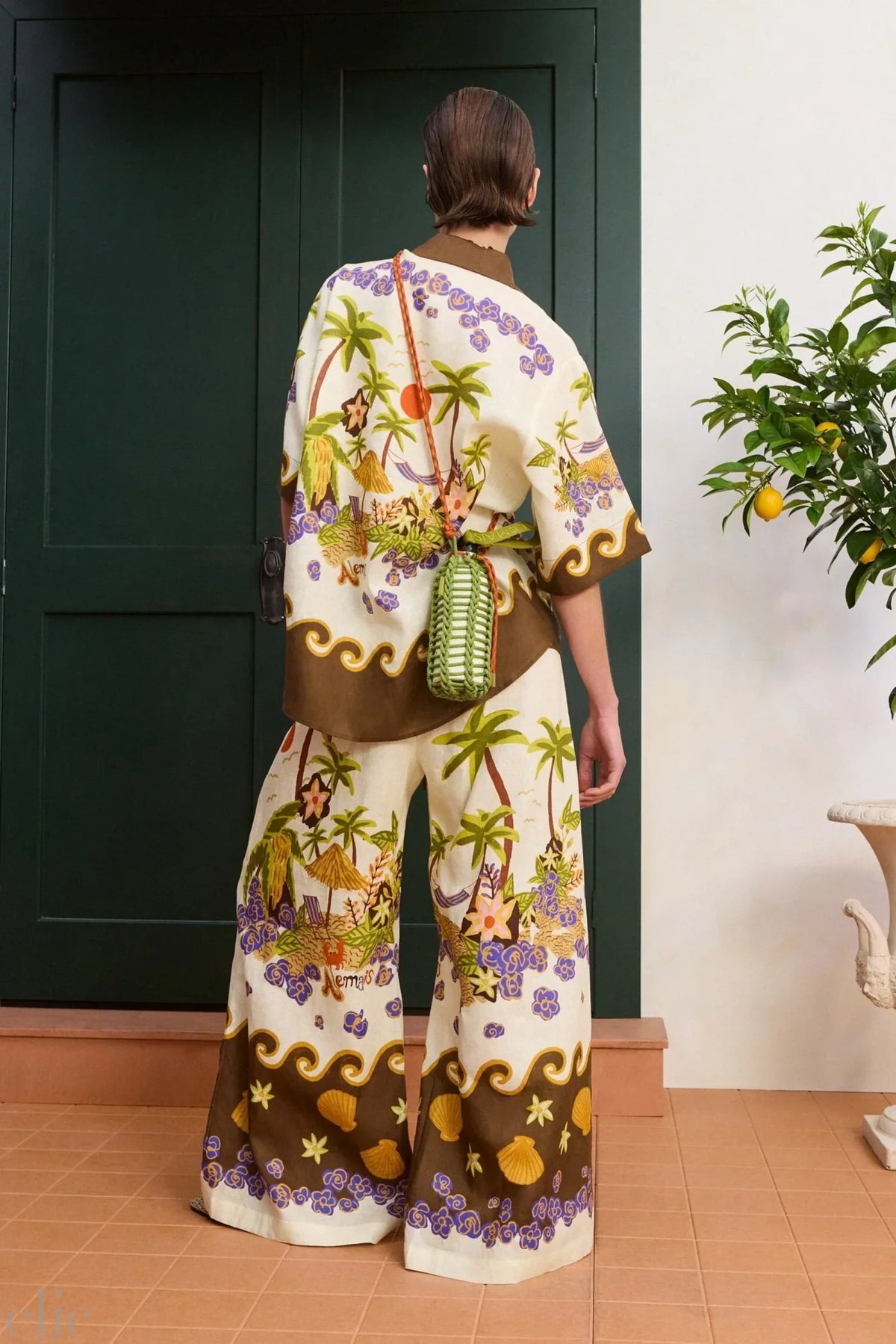 Island Cove Shirt in Cream, from Alemais