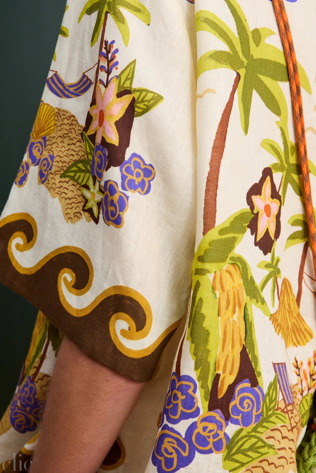 Island Cove Shirt in Cream, from Alemais