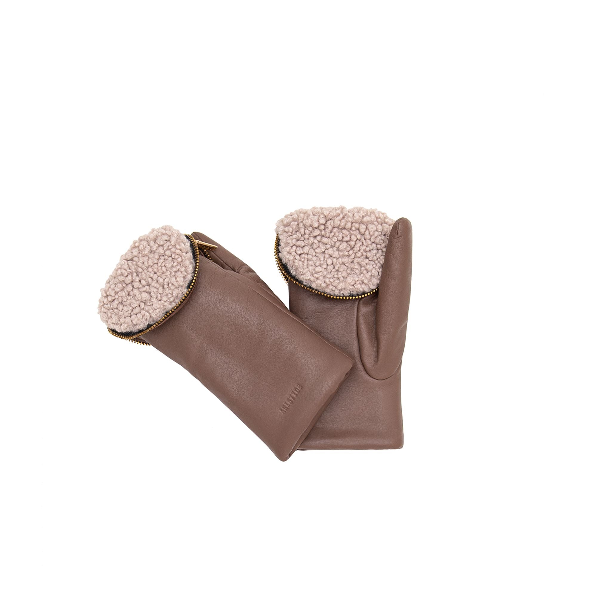 AP136 Glove in Clay and Taupe, from Aristide
