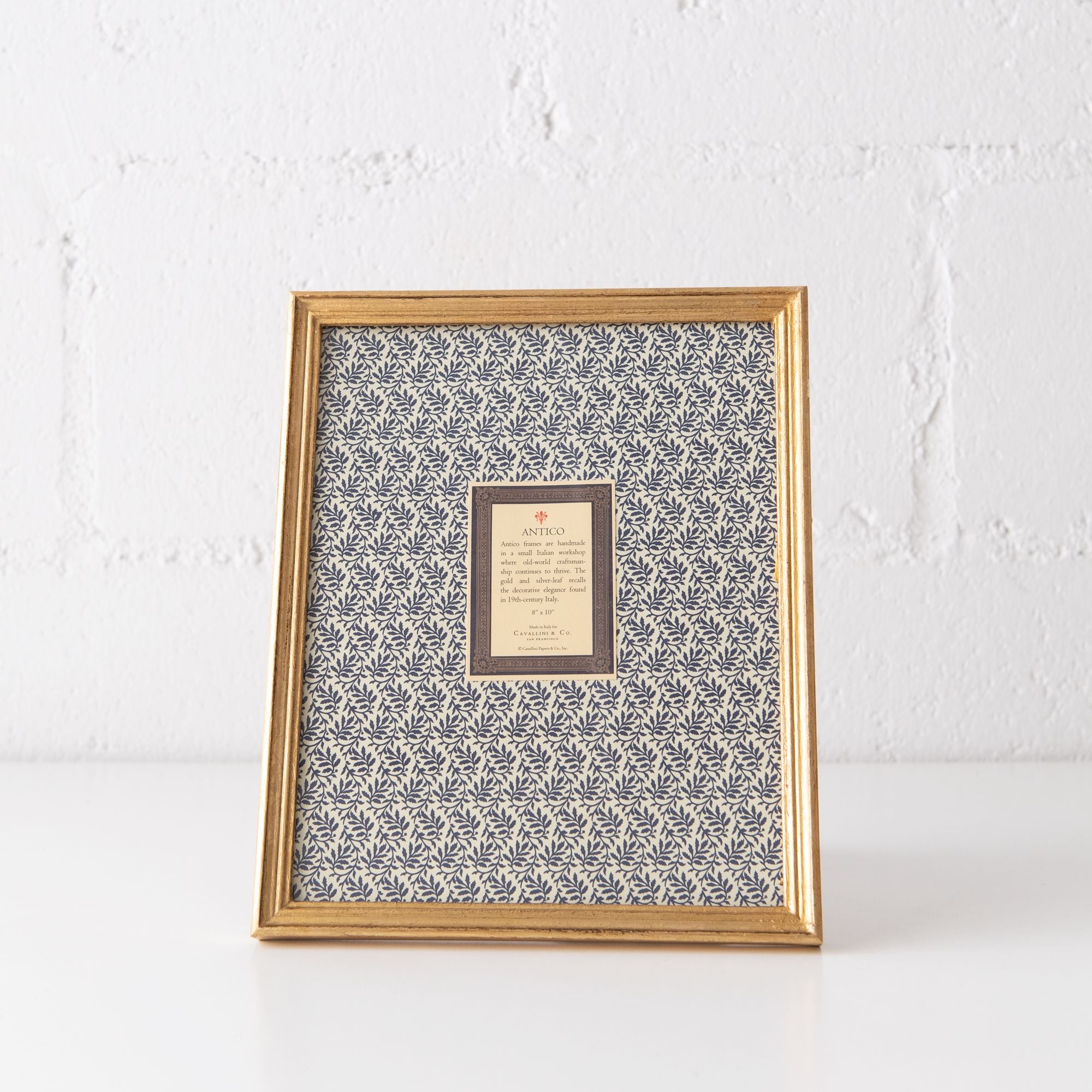 8" x 10" Florentie Frame in Antico Gold, from Cavallini