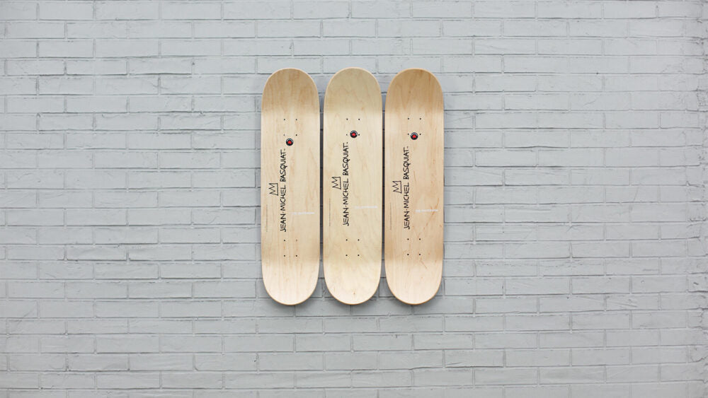 Jean-Michel Basquiat Trumpet Skateboard from The Skateroom