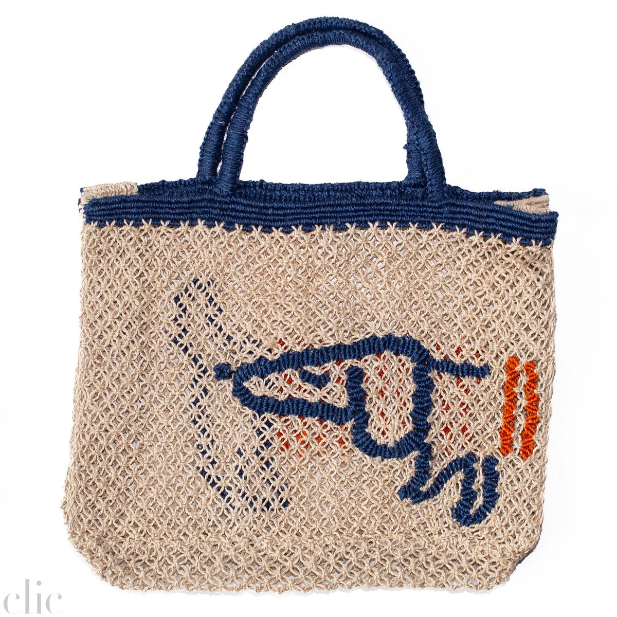 Small Brenton Dog Bag in Blue, from The Jacksons