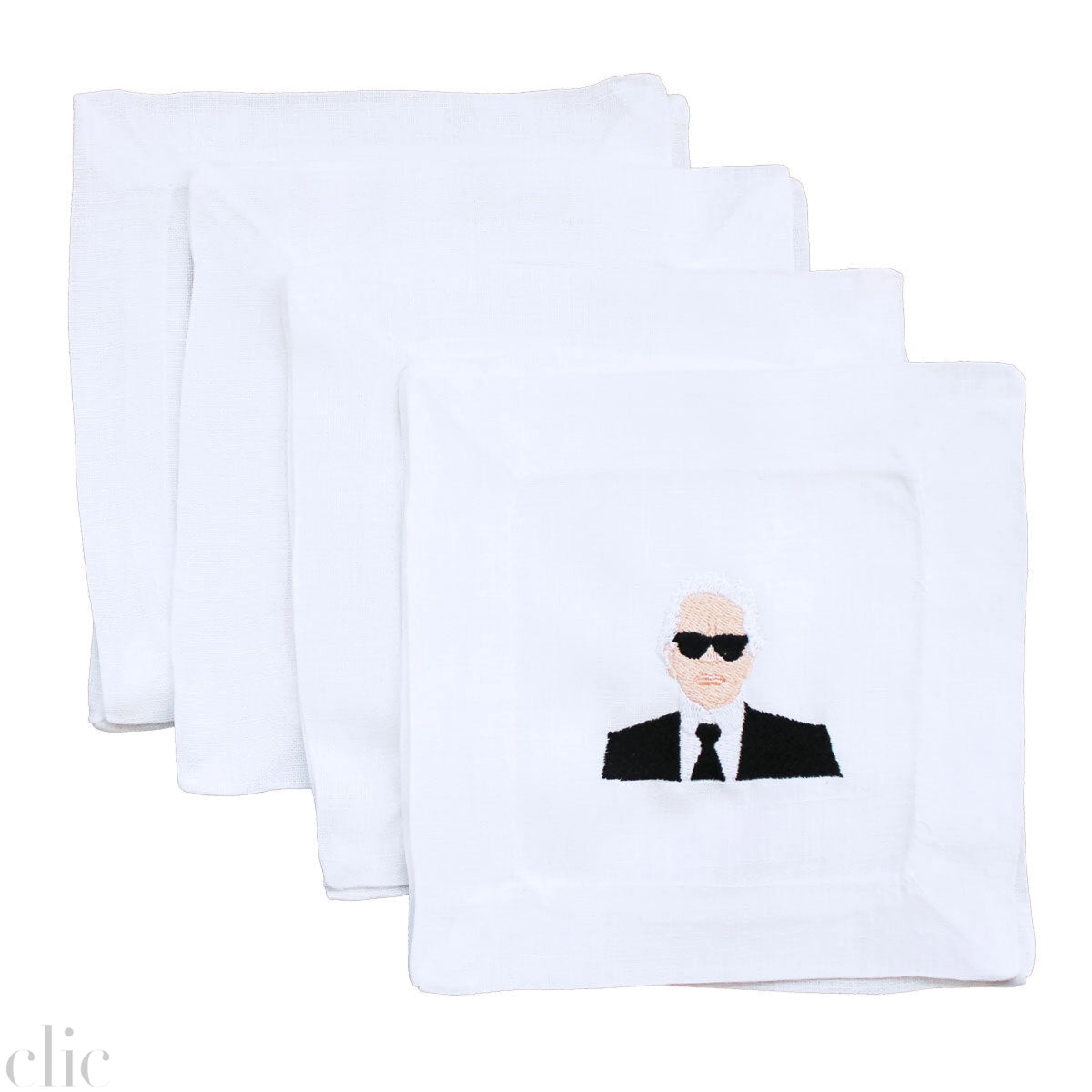 Karl Cocktail Napkins, from Lettermade