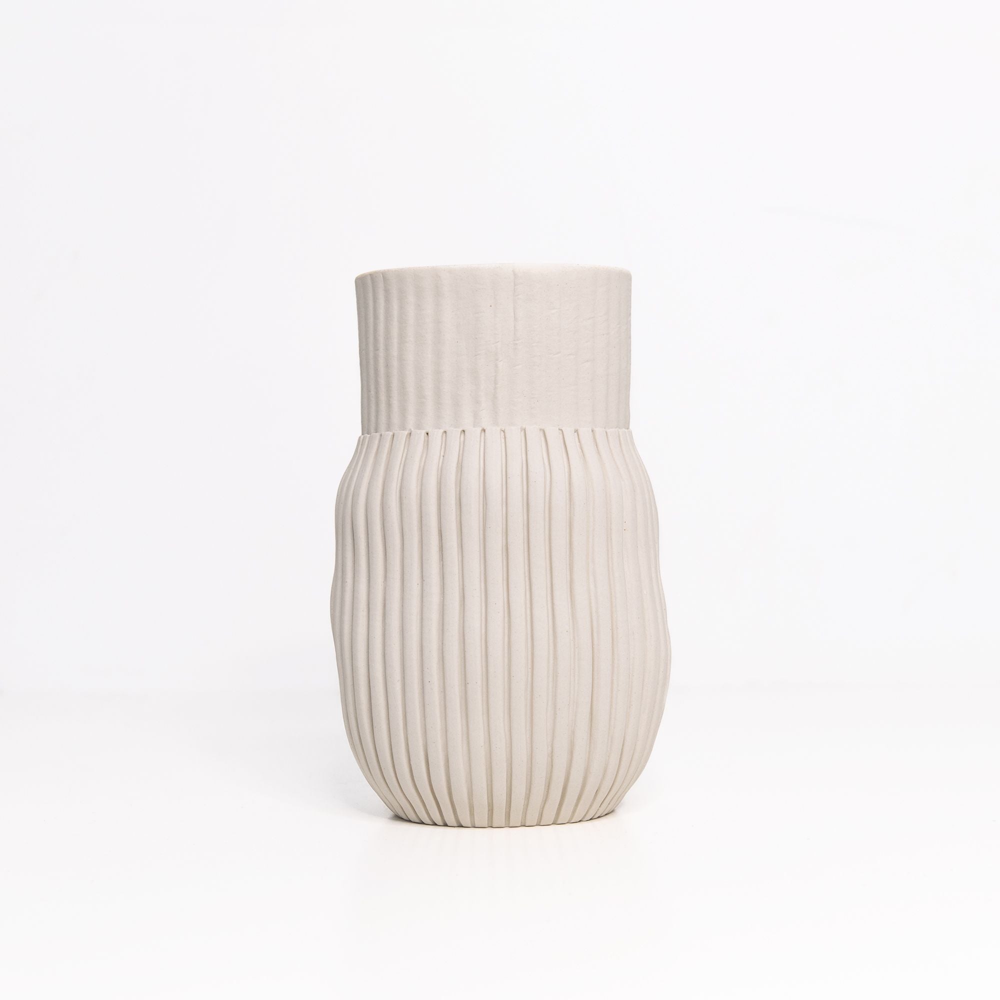 Small 02 Bottle Vase in Cream, from CYM
