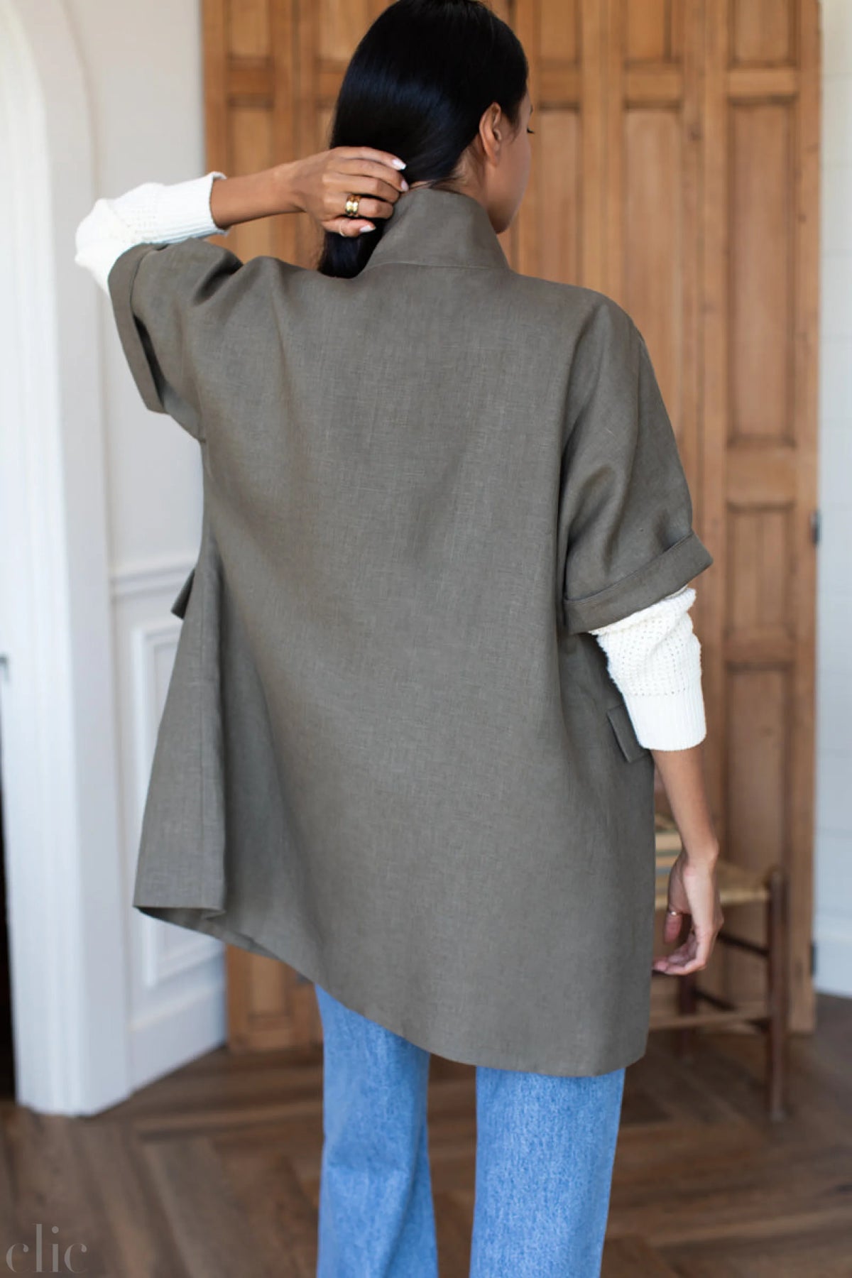 Layering Jacket in Army Green, from Emerson Fry