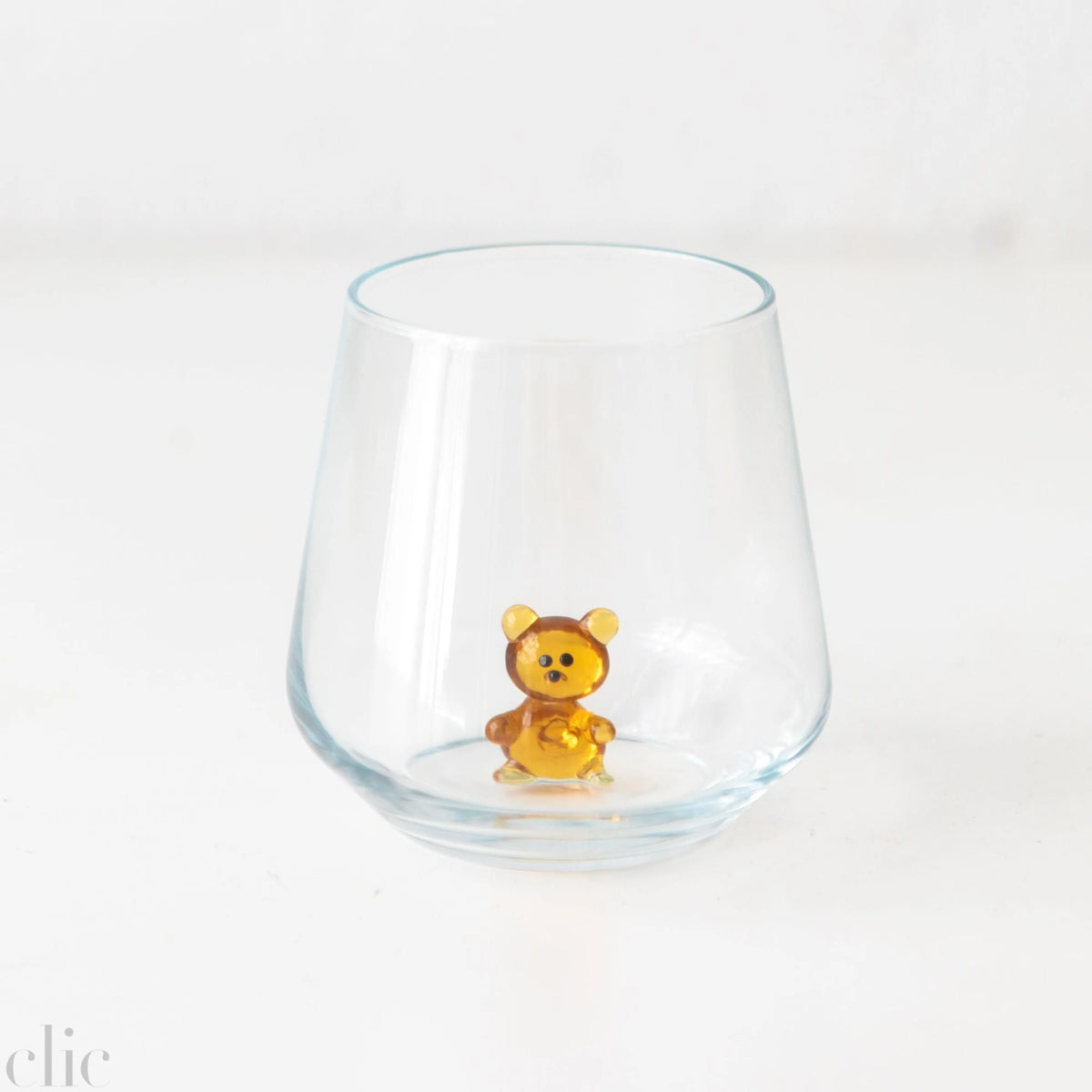 Teddy Bear Drinking Glass