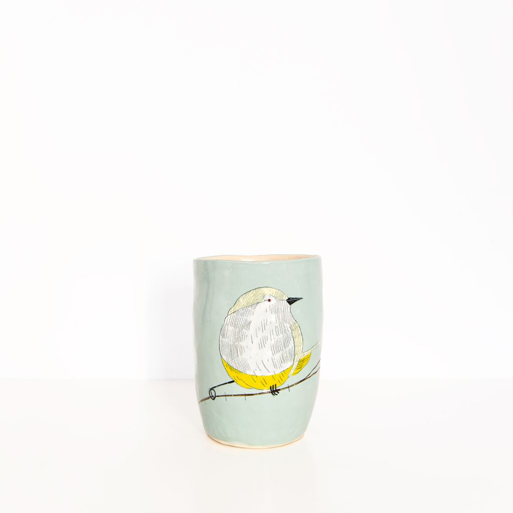Small Bird Vase in Blue, from Gemma Orkin