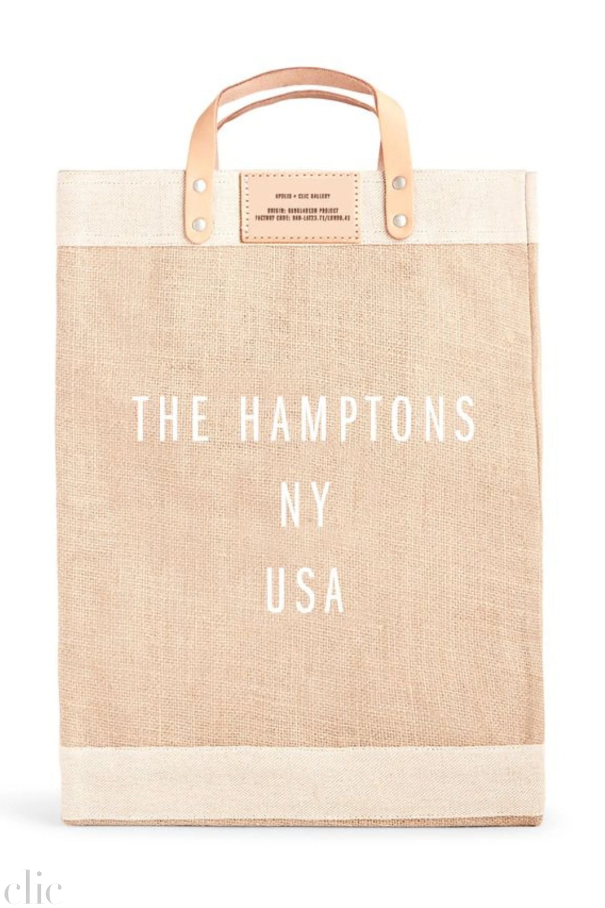 The Hamptons Market Bag in Natural, from Apolis