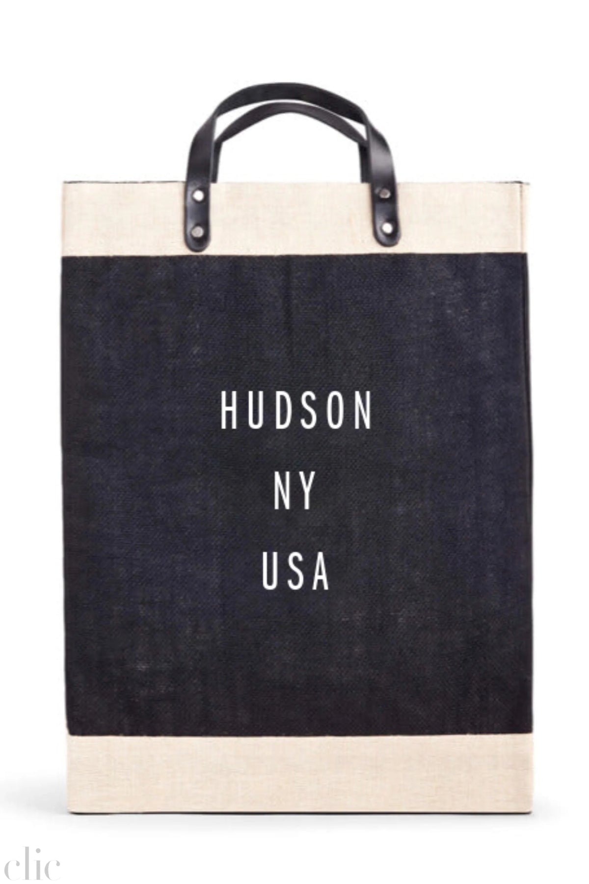 Hudson Market Bag in Black, from Apolis