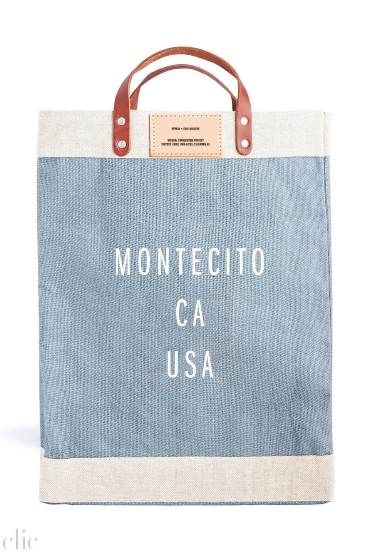 Montecito Market Bag in Cool Gray, from Apolis
