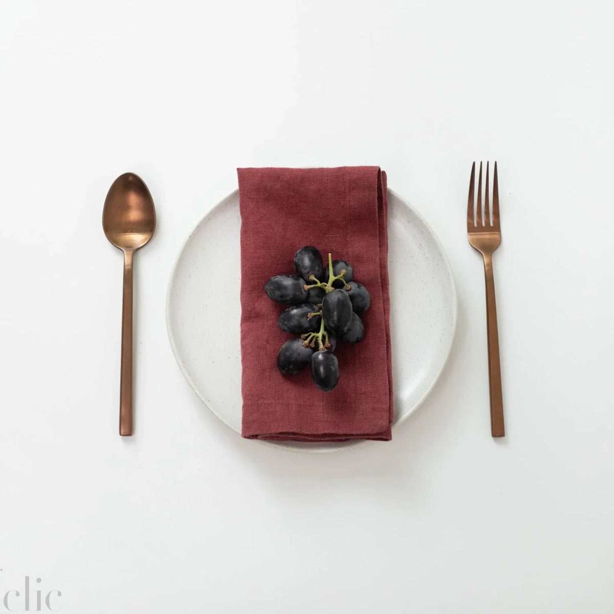 Marsala Linen Napkins Set of 2, from Linen Tales