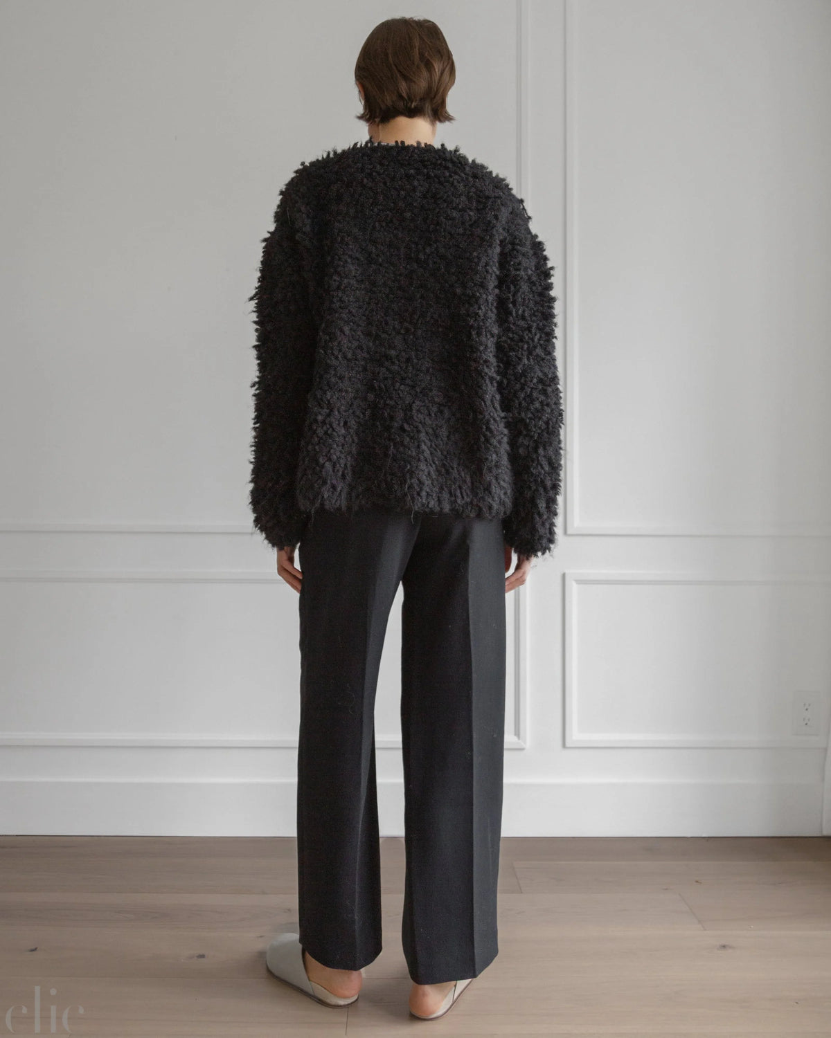 Medusa Cardigan Coat in Black, from La Tierra