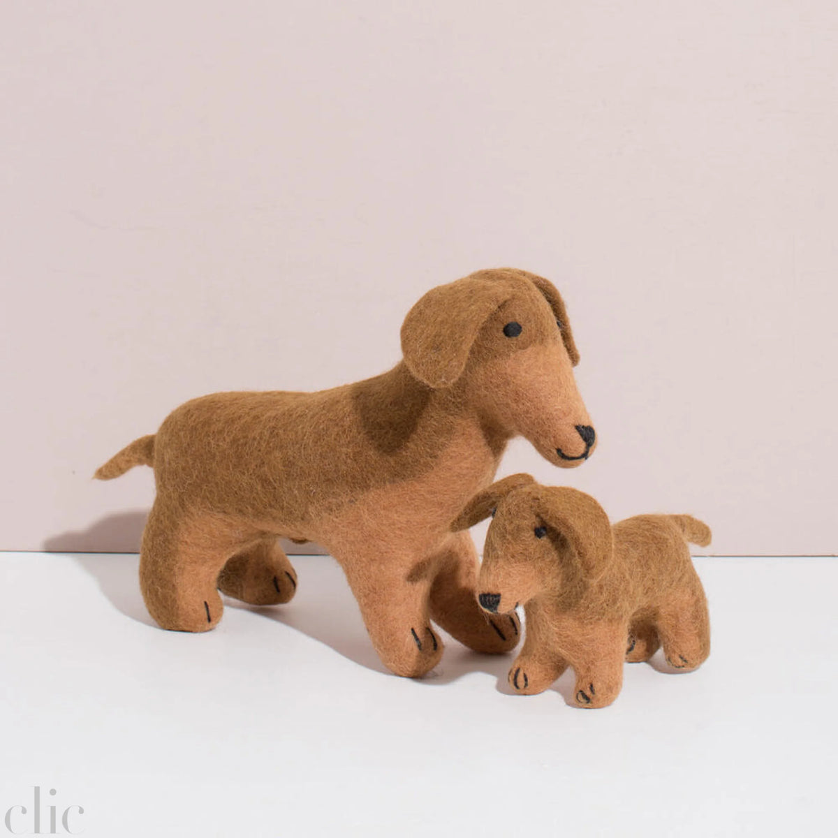 Hand Felted Dachshund
