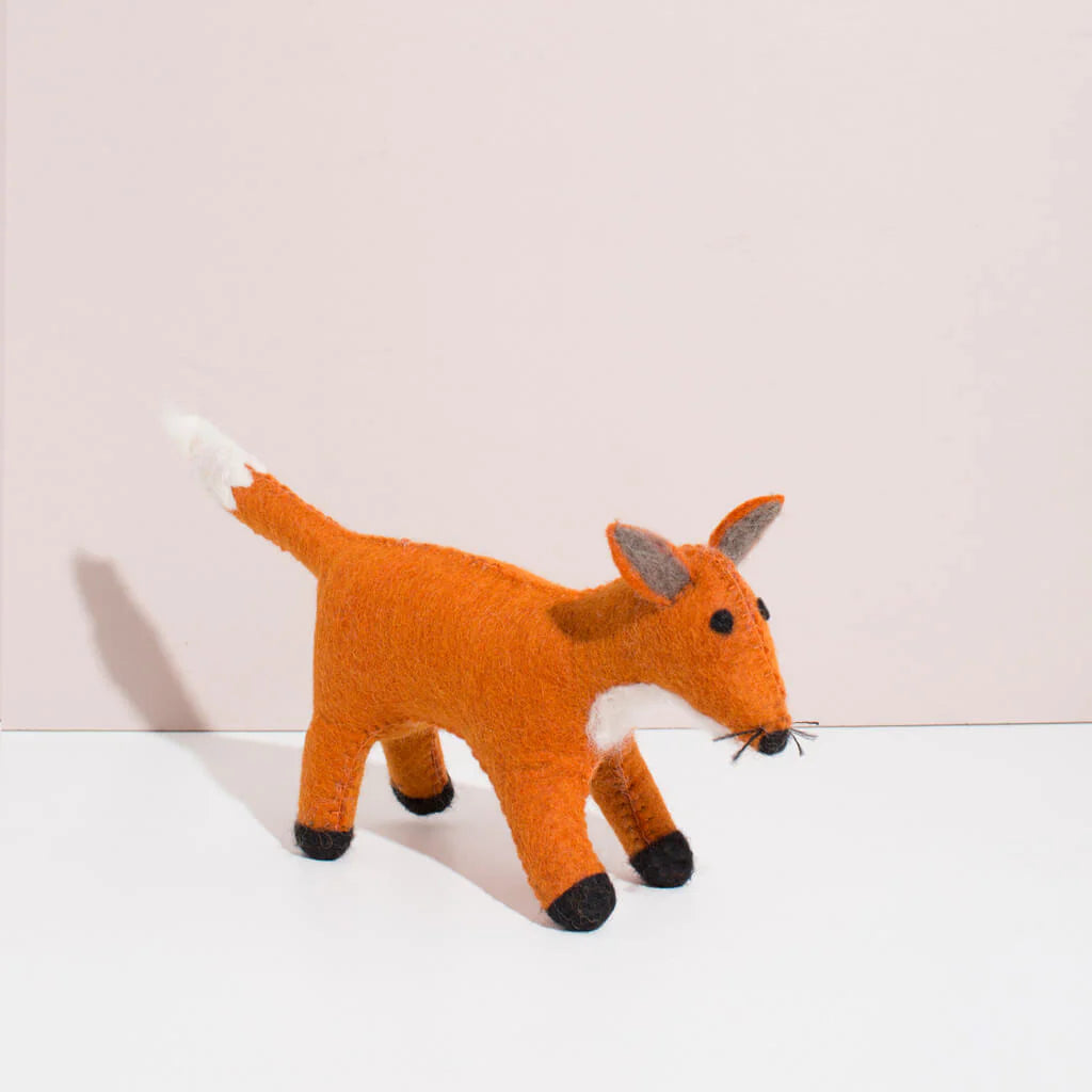 Hand Felted Fox, from Mulxiply