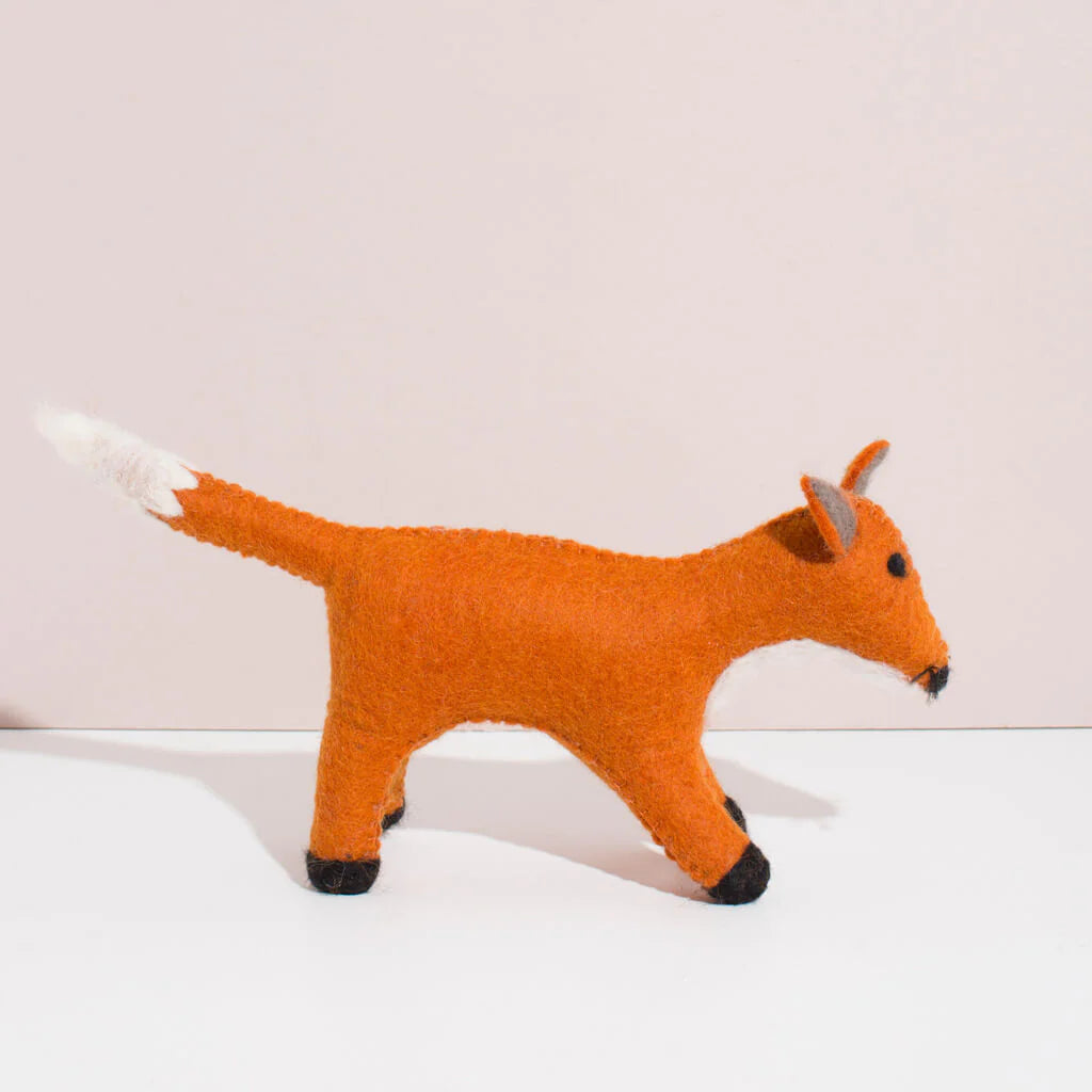 Hand Felted Fox, from Mulxiply