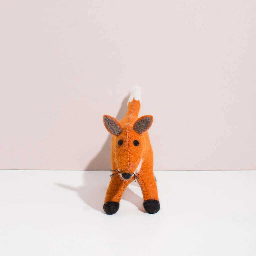 Hand Felted Fox, from Mulxiply