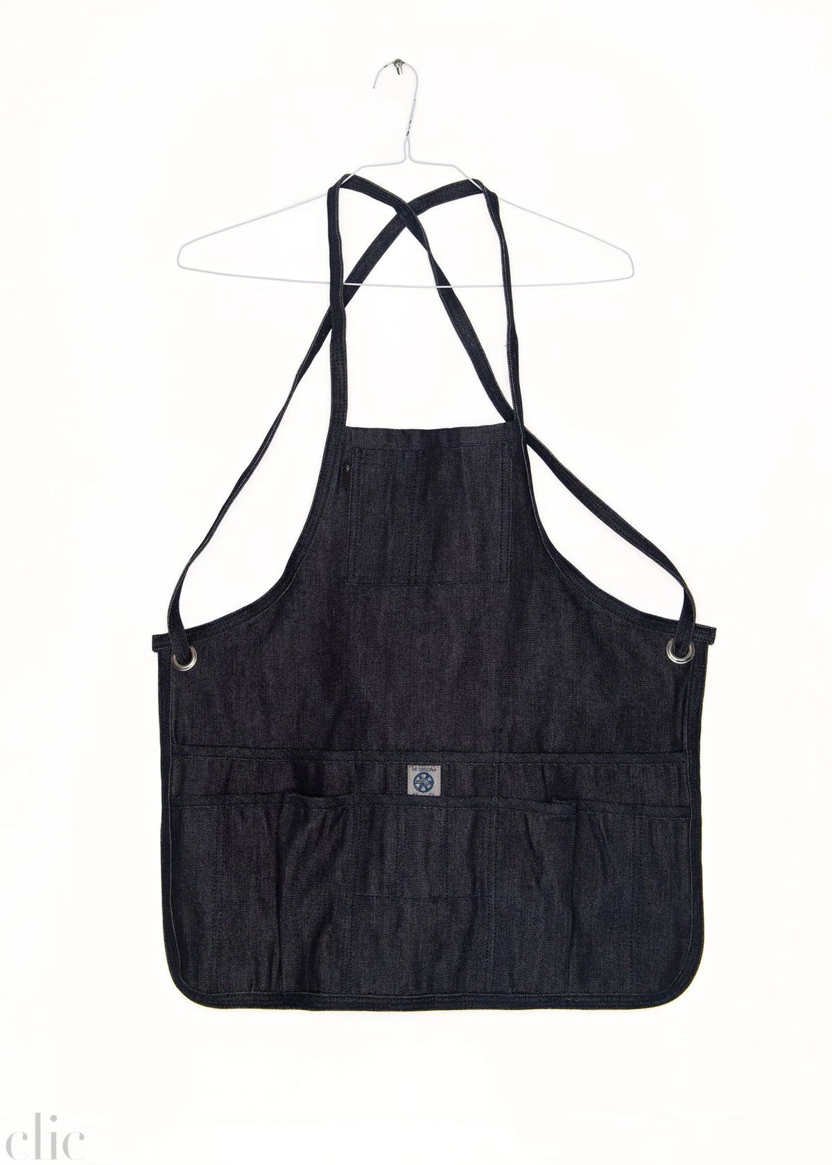Apron in Selvage Raw Denim, from Mi cocina
