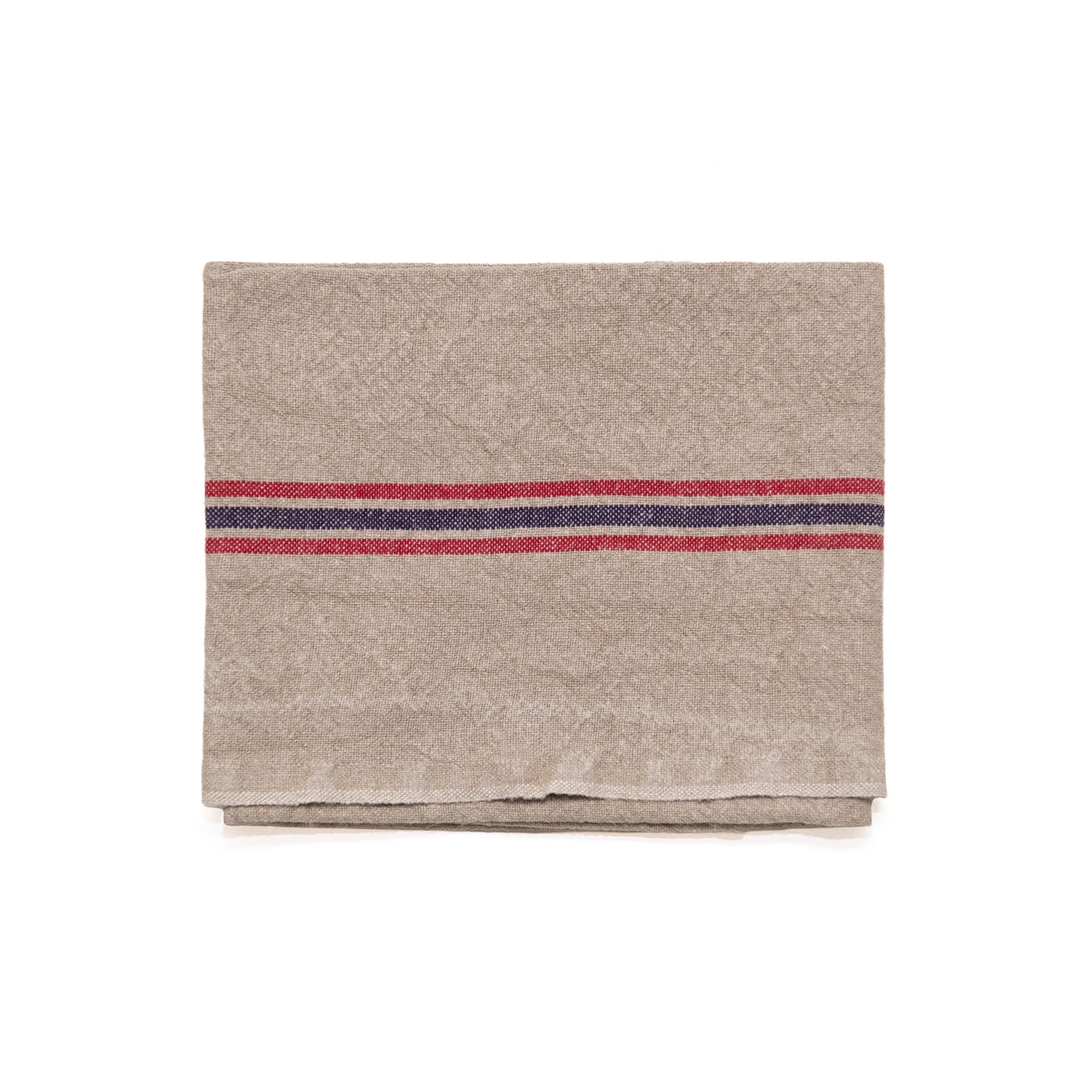 Drapeau Tea Towel in Natural, from Charvet Editions