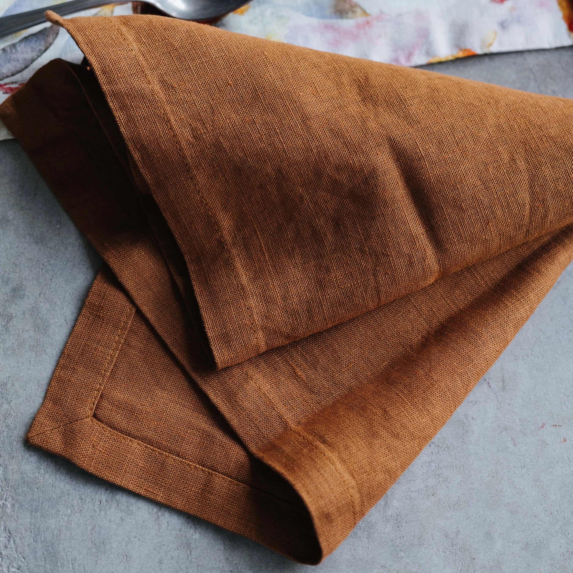 Hazelnut Linen Napkins Set of 2, from Linen Tales