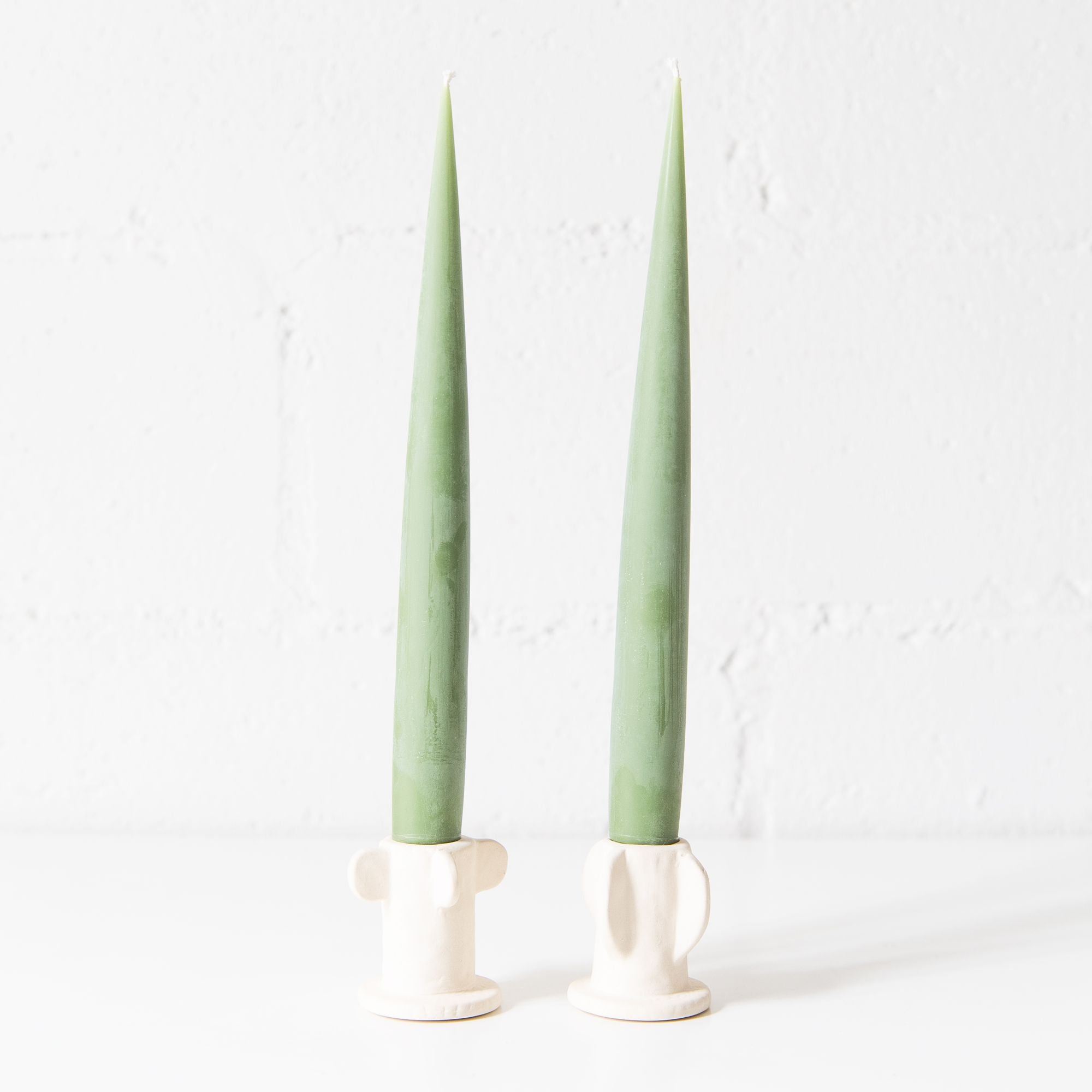 Apollo Taper Candle in Sage, from Greentree Home