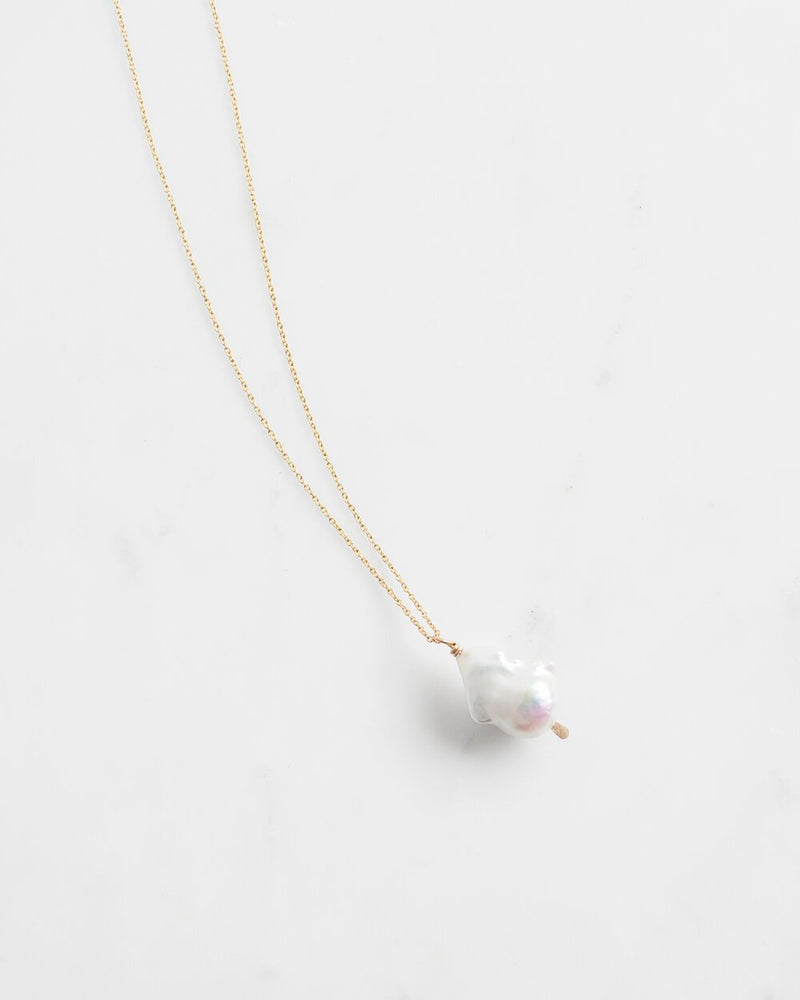 Baroque Pearl Drop Necklace, from Mary MacGill