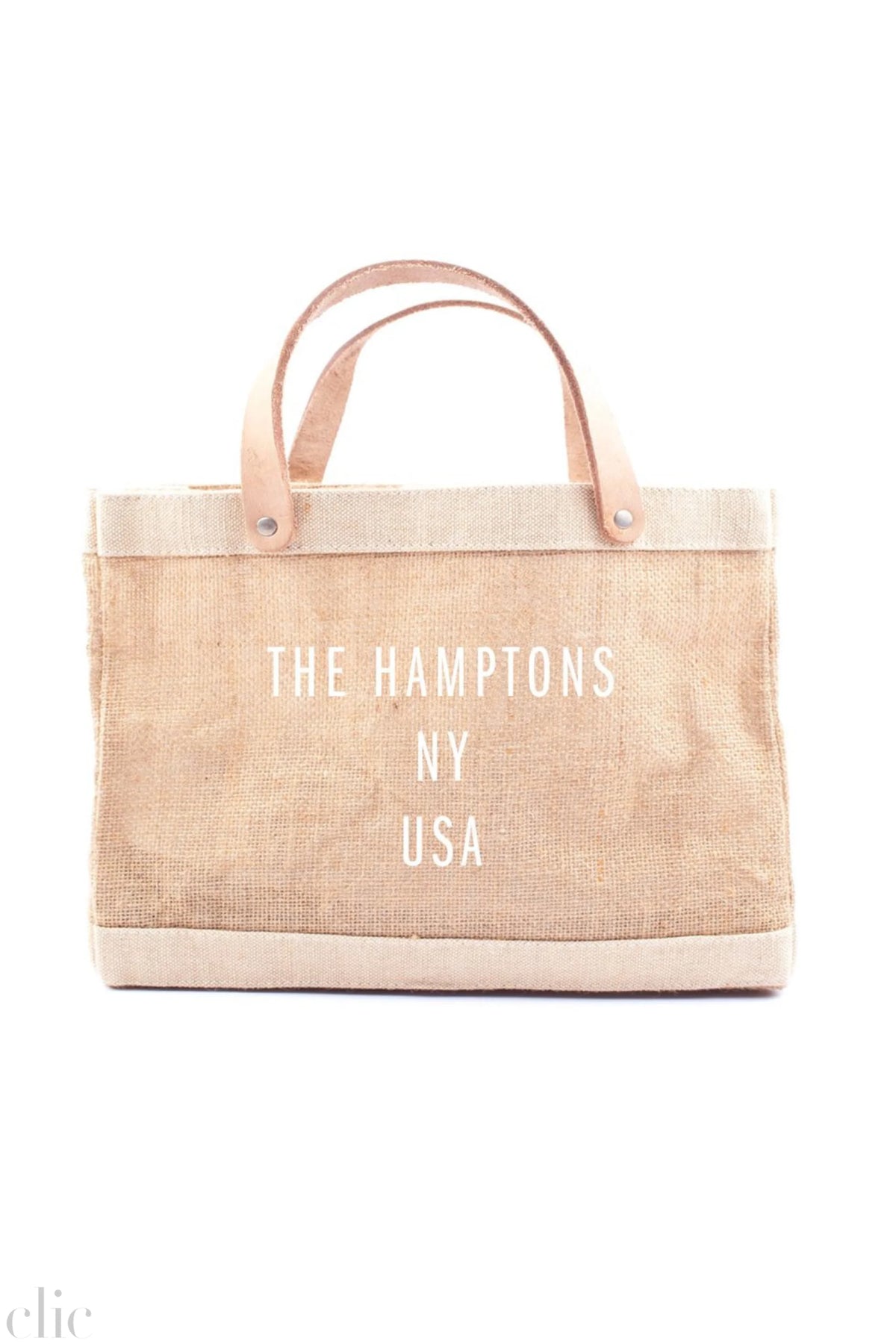 The Hamptons Petite Market Bag in Natural, from Apolis