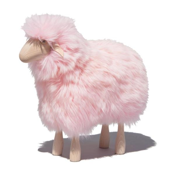 Pink discount fluffy stool