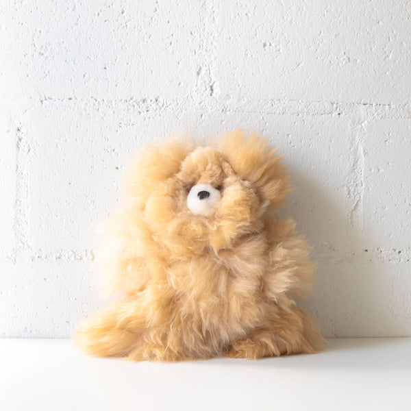 Beige Alpaca Stuffed Bear, from Inspired Peru