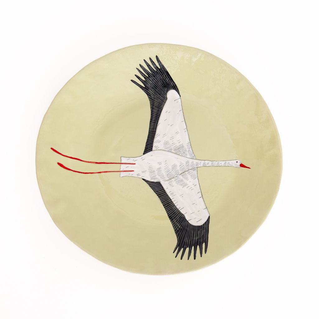 Large Round Bird Platters, from Gemma Orkin