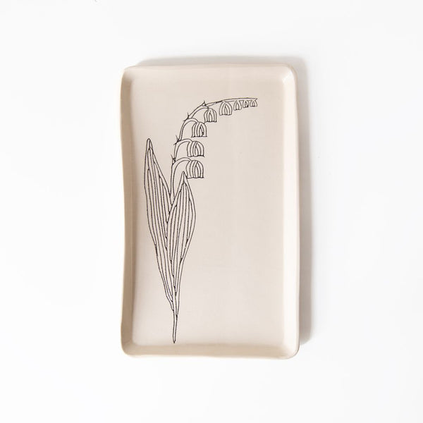 Lily of The Valley Tray, from CSF Ceramics