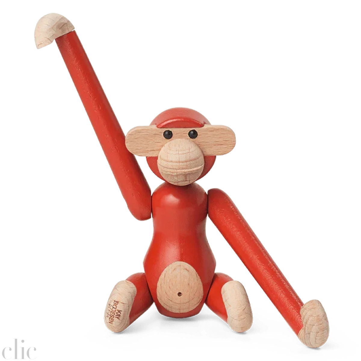 Mini Monkey in Vintage Red