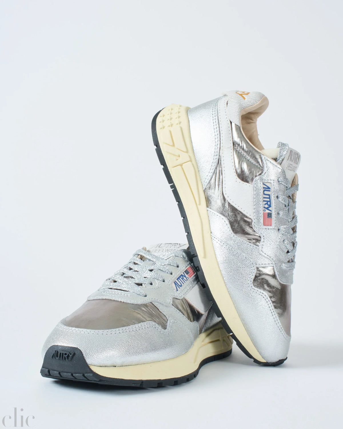 Reelwind Low Sneaker in Silver, from Autry