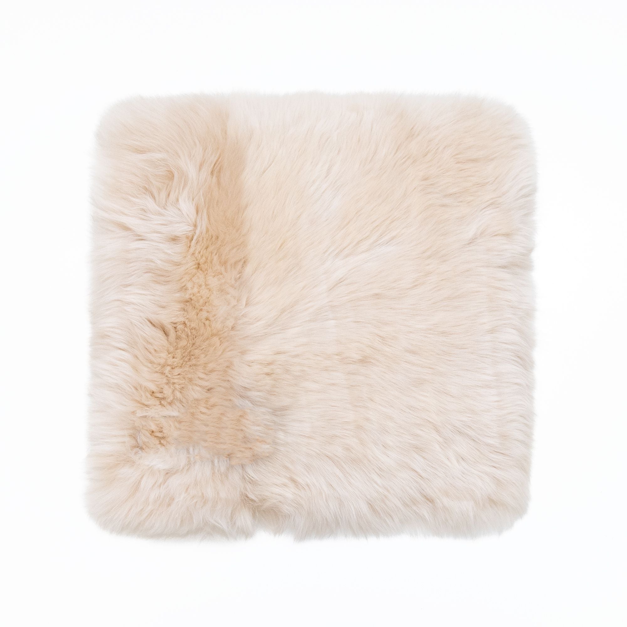 Long Wool Sheepskin Cover in Linen, from Natures Collection
