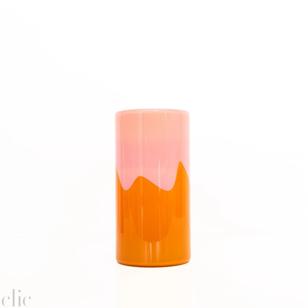 Medium Drip Vase in Pink