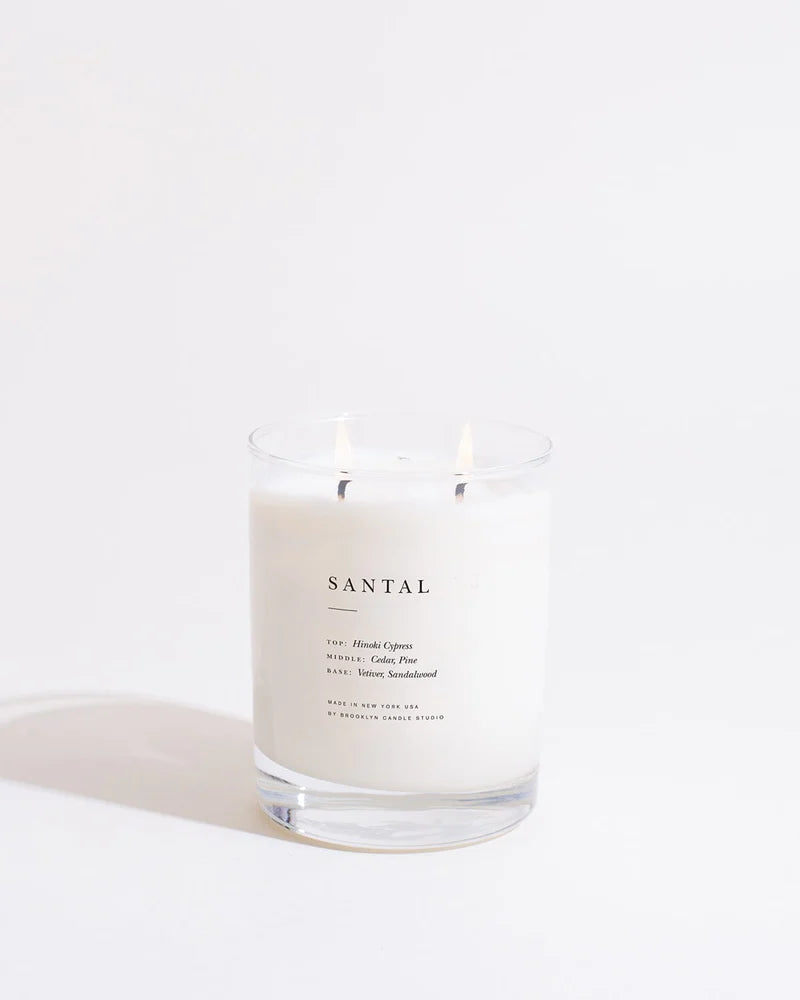 Santal Classic 2-Wick Candle, from Brooklyn Candle Studio