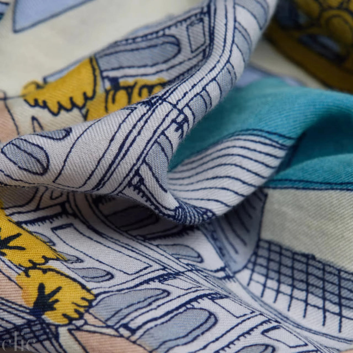 Rome Scarf in Grey, from Inoui Editions