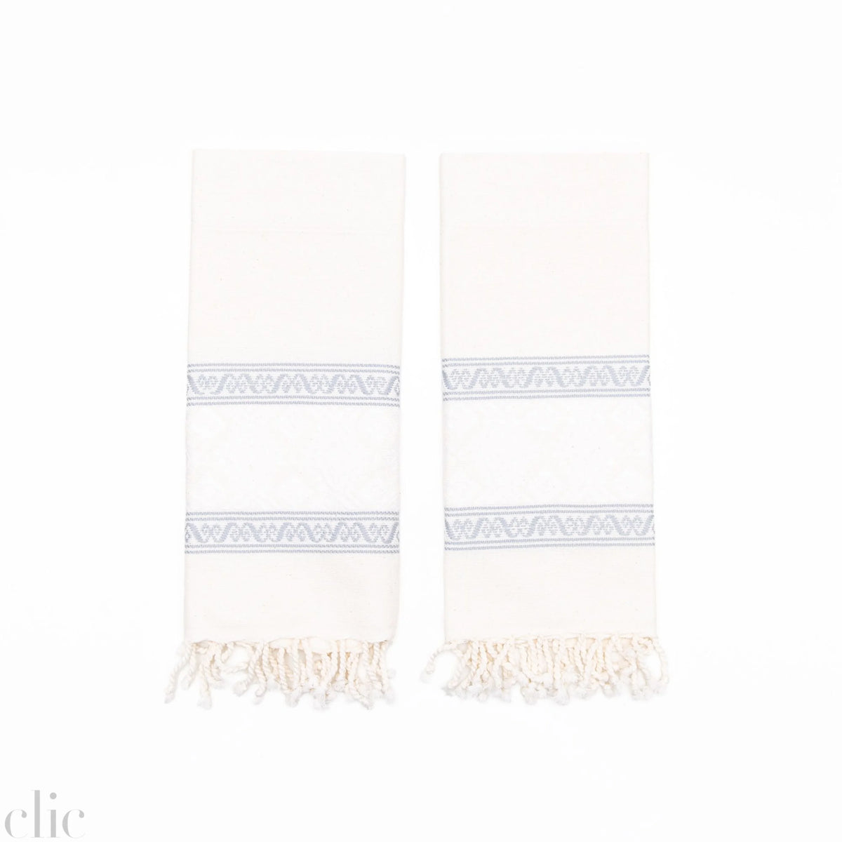 Cotton Hand Loomed Towel in Grey, from Bitters