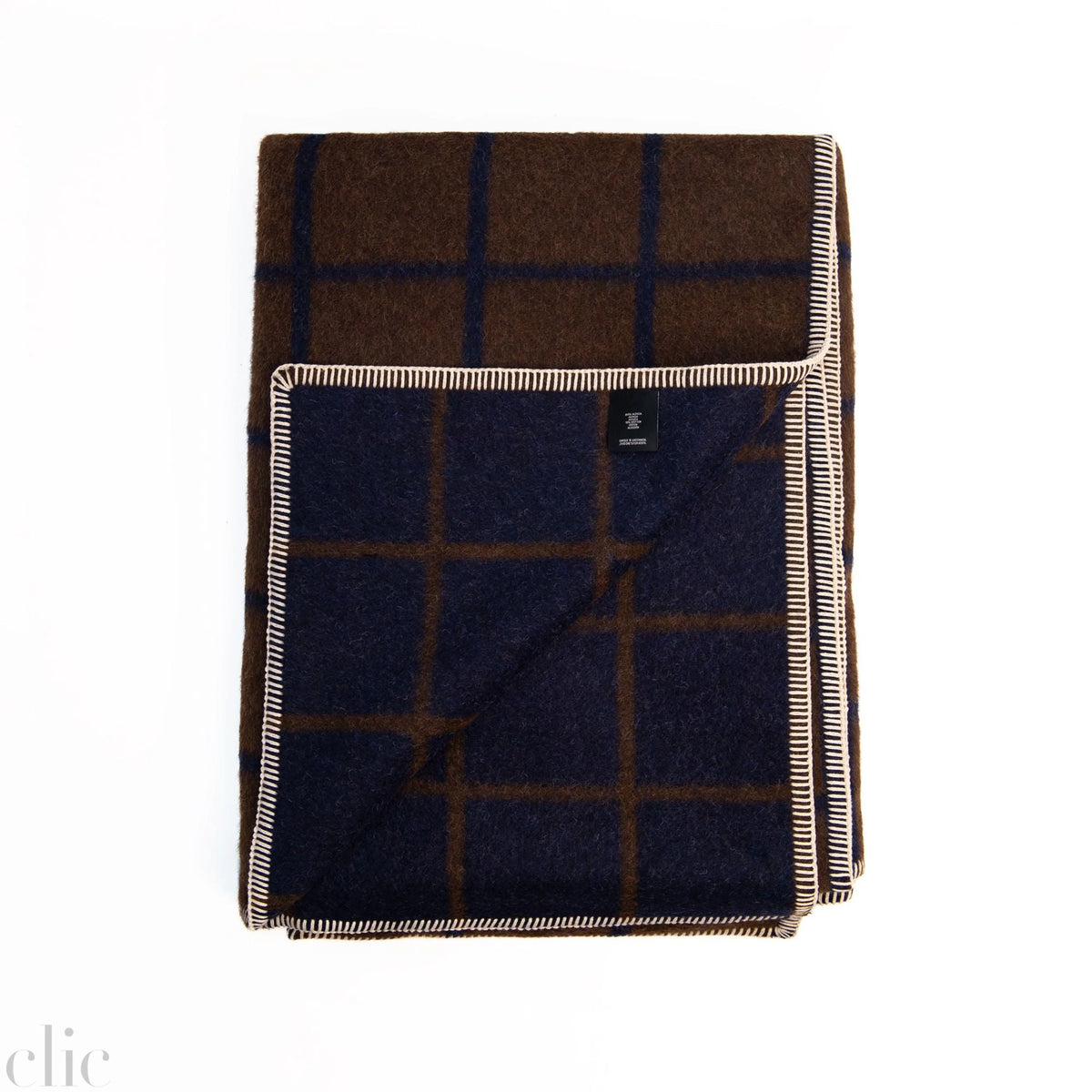 Umi Hairloom Blanket in Dirt and Midnight