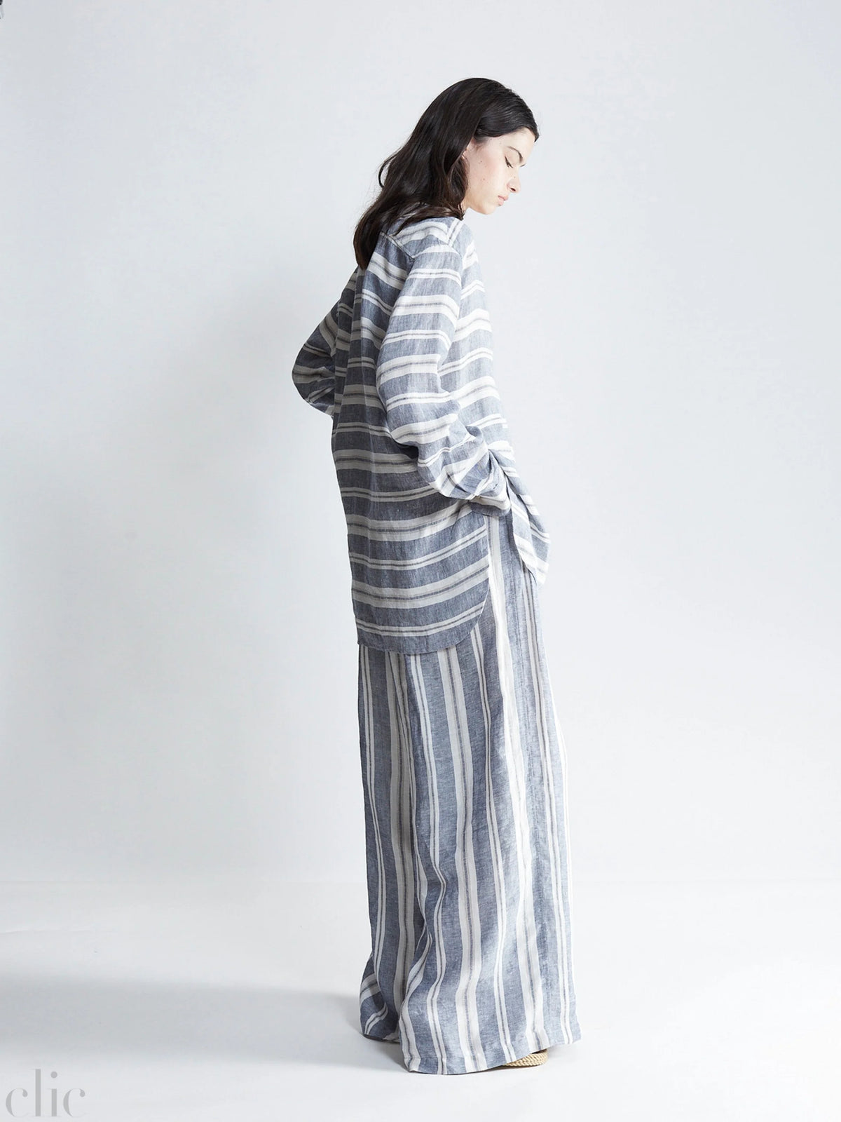 Classic Popover in Awning Stripe, from The Salting