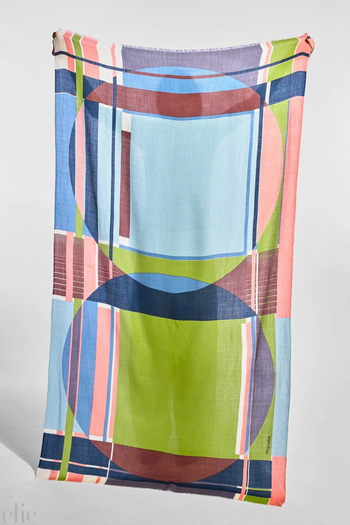 Theorie Scarf in Pink Khaki, from Mapoesie