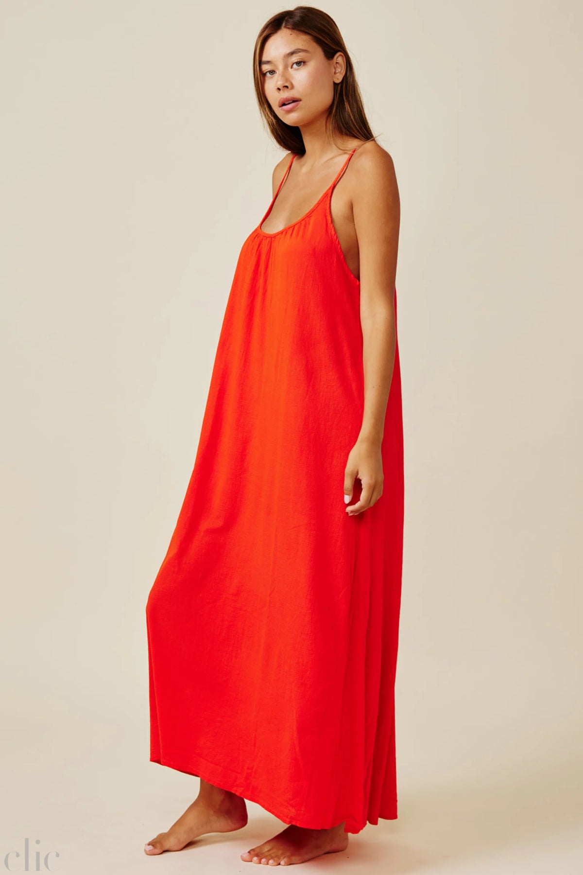 Tulum Cotton Dress in Dahlia, from 9 Seed