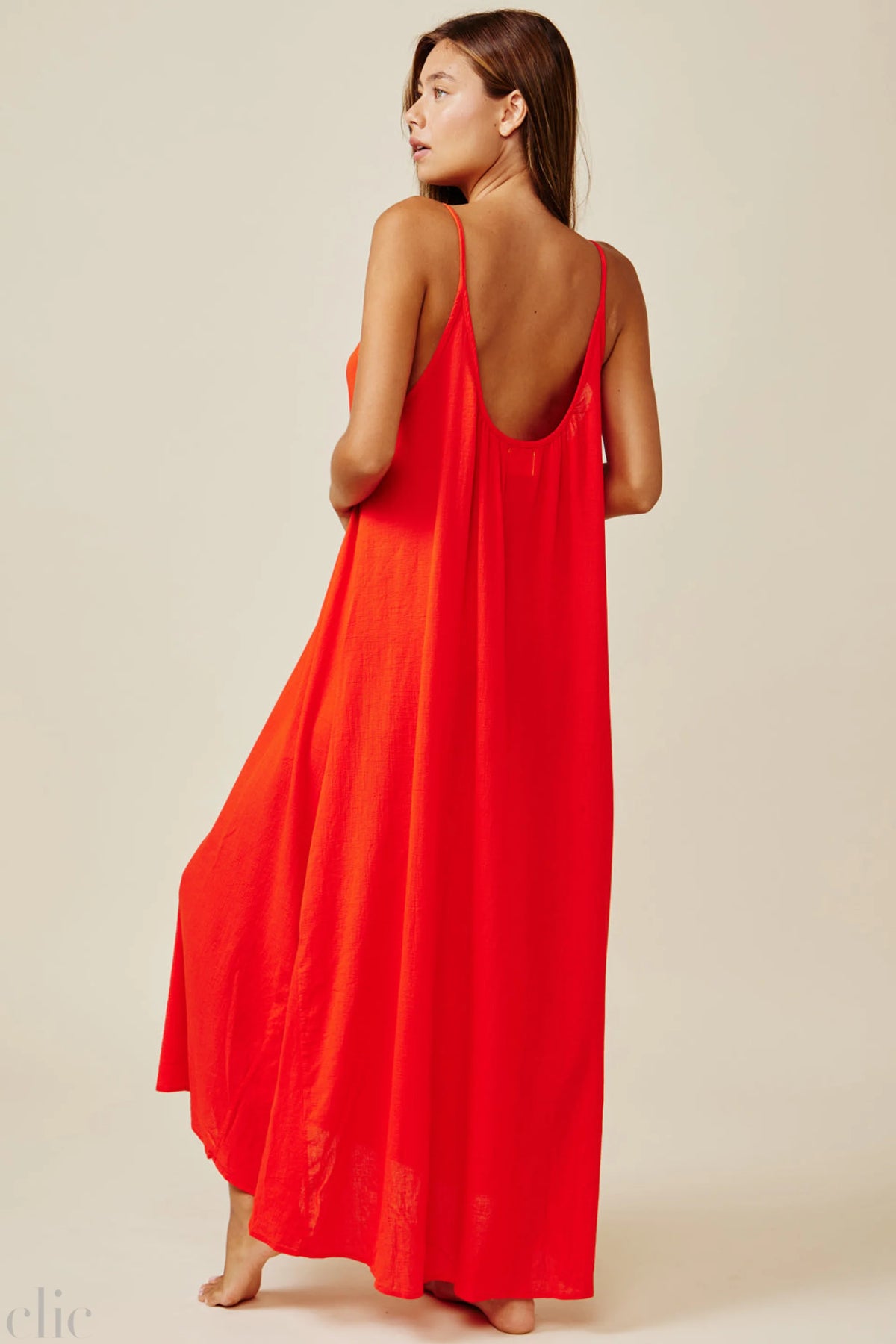Tulum Cotton Dress in Dahlia, from 9 Seed