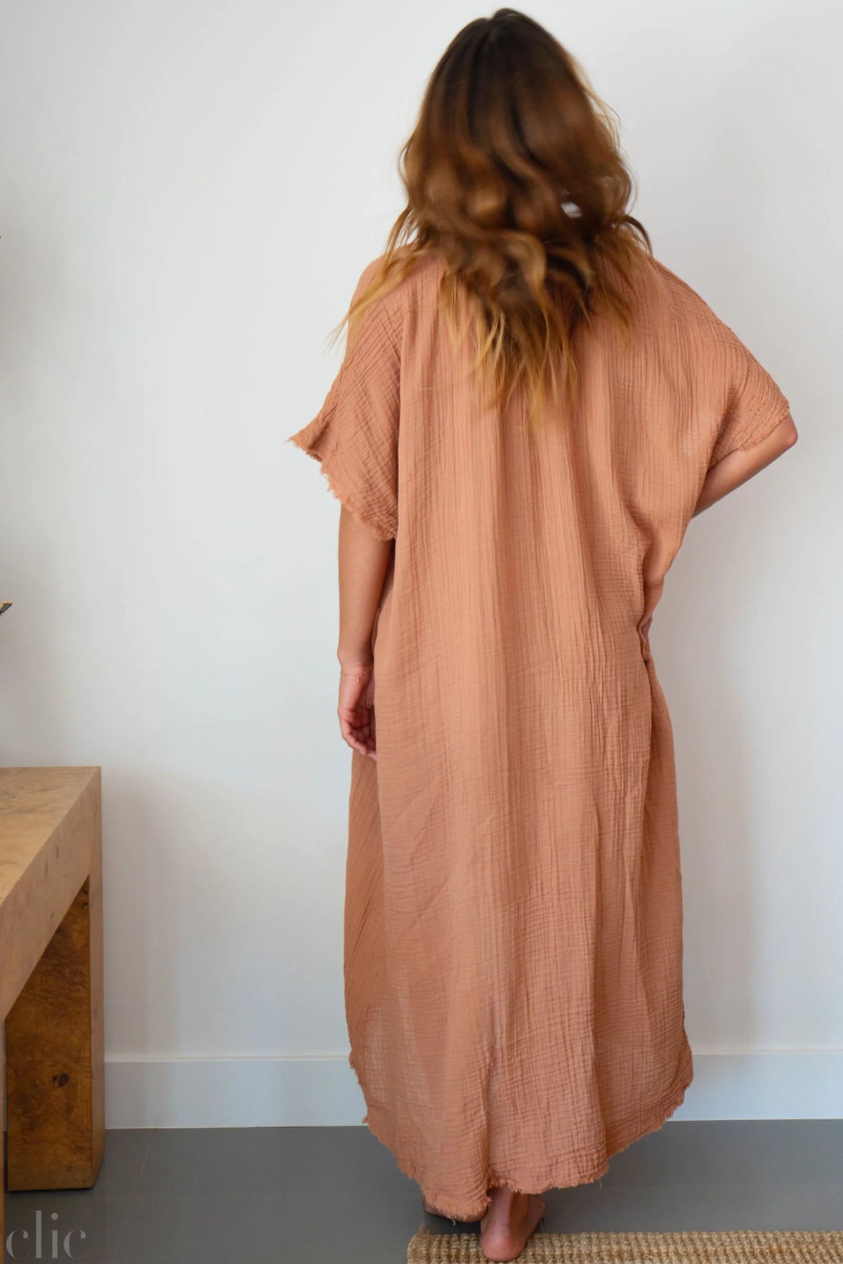 Tunisia Dress in Noisette, from 9 Seed